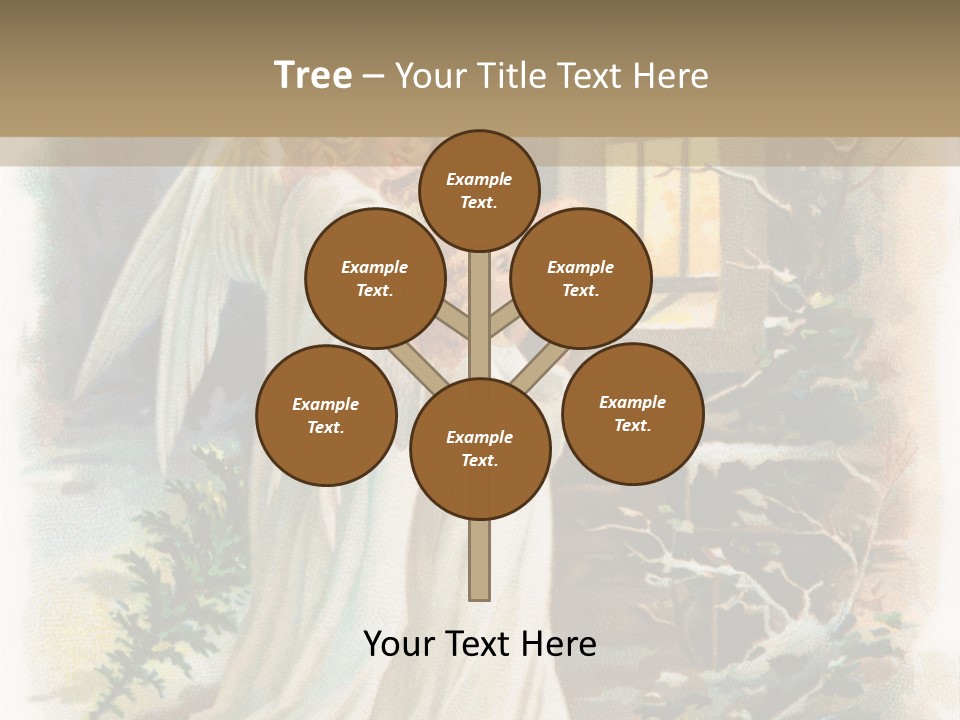 Frozen Yuletide Wintry PowerPoint Template