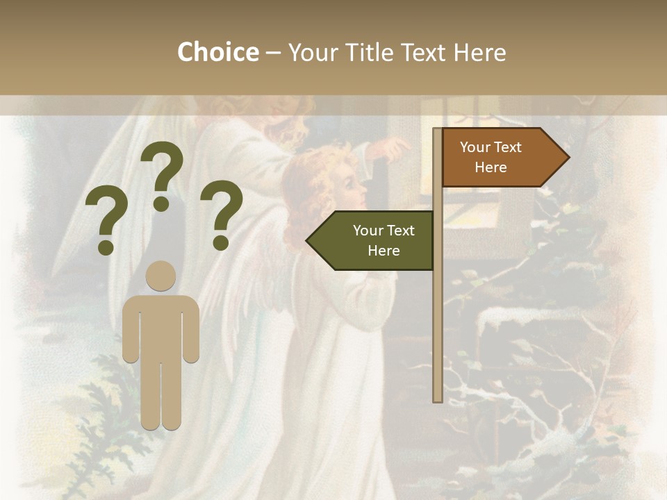 Frozen Yuletide Wintry PowerPoint Template
