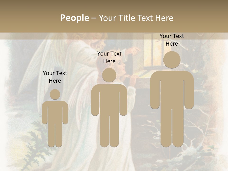 Frozen Yuletide Wintry PowerPoint Template