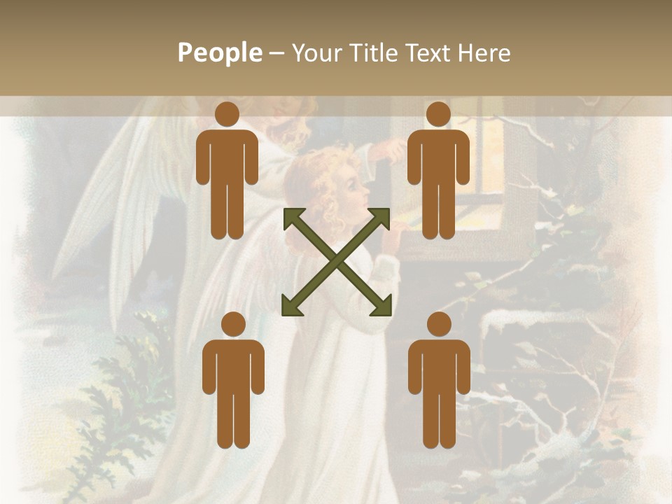 Frozen Yuletide Wintry PowerPoint Template