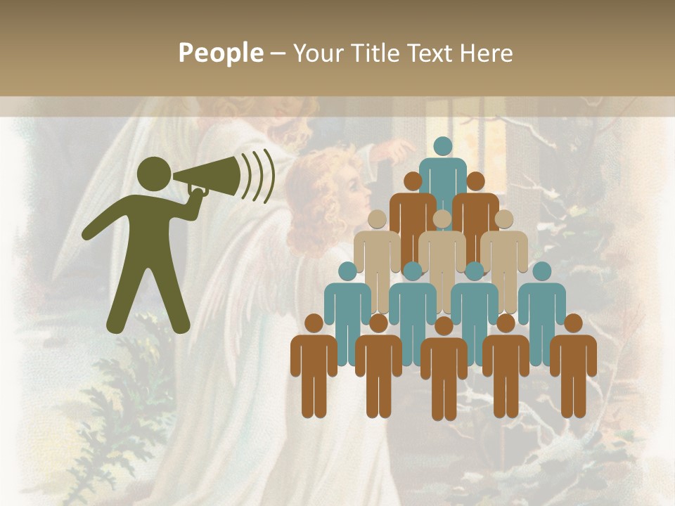 Frozen Yuletide Wintry PowerPoint Template