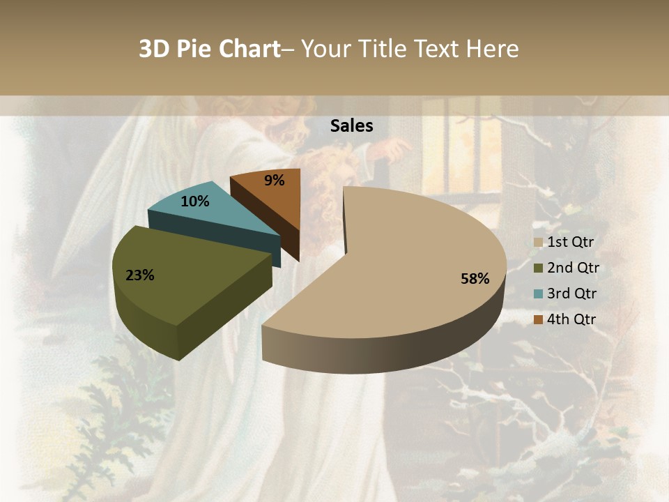 Frozen Yuletide Wintry PowerPoint Template
