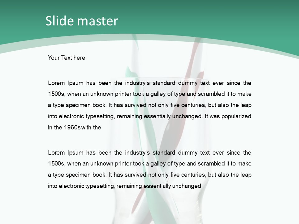 Healthcare Oral Medicine PowerPoint Template