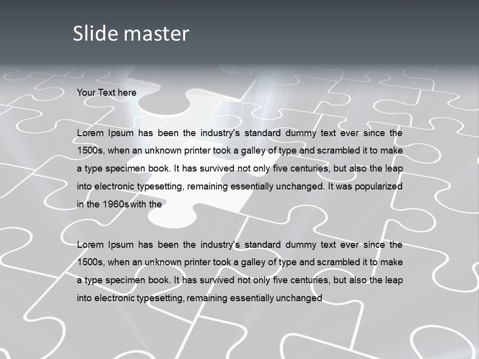 Connection Endless Concepts PowerPoint Template