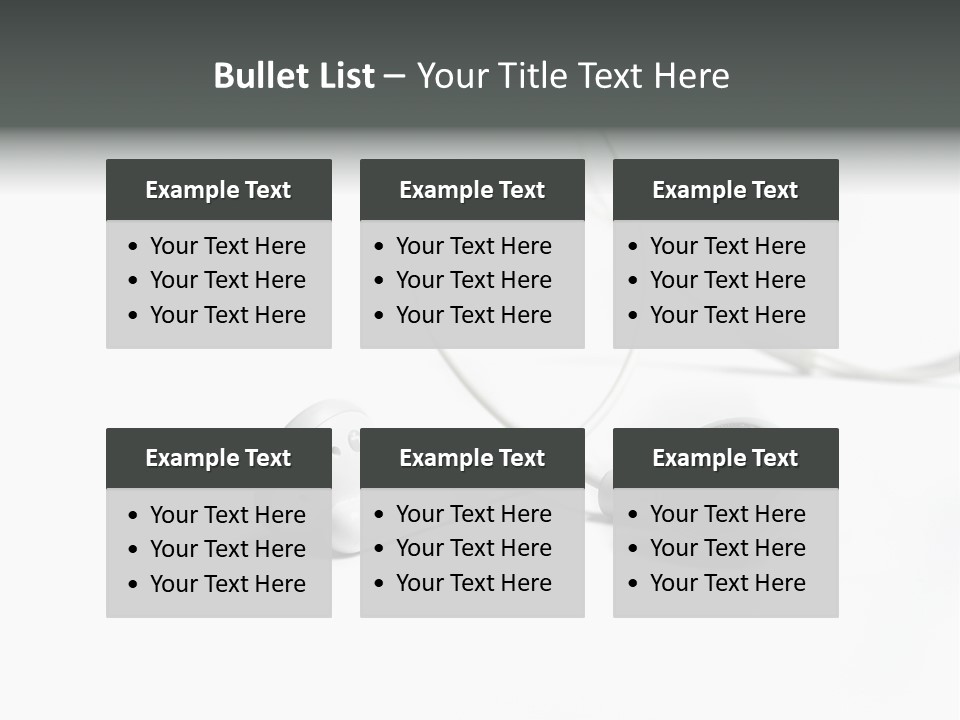 Earphones Loud Music PowerPoint Template