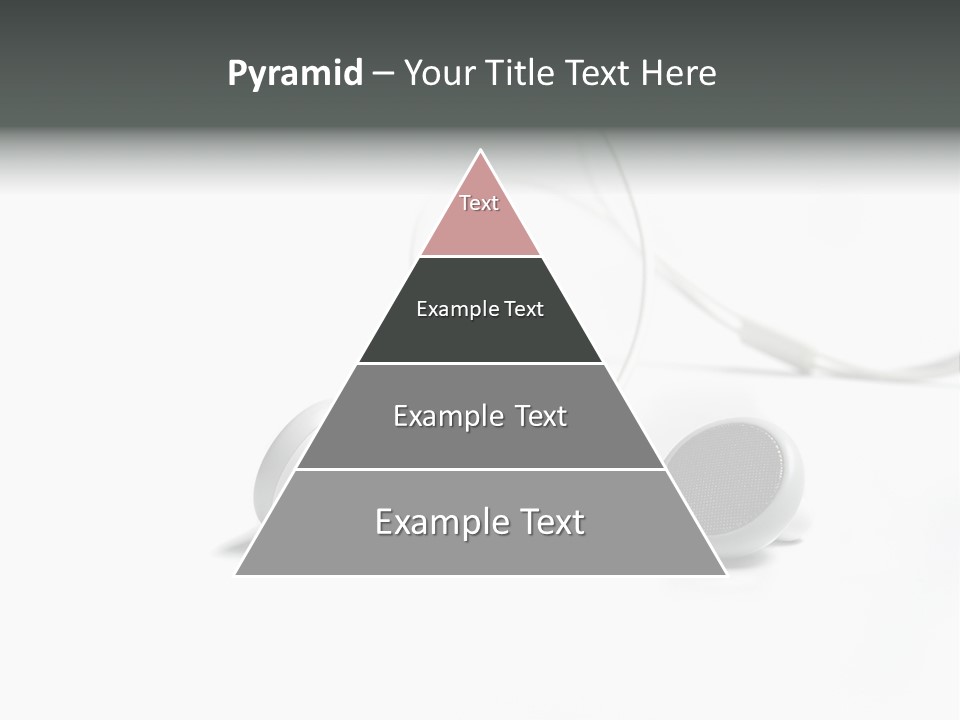 Earphones Loud Music PowerPoint Template