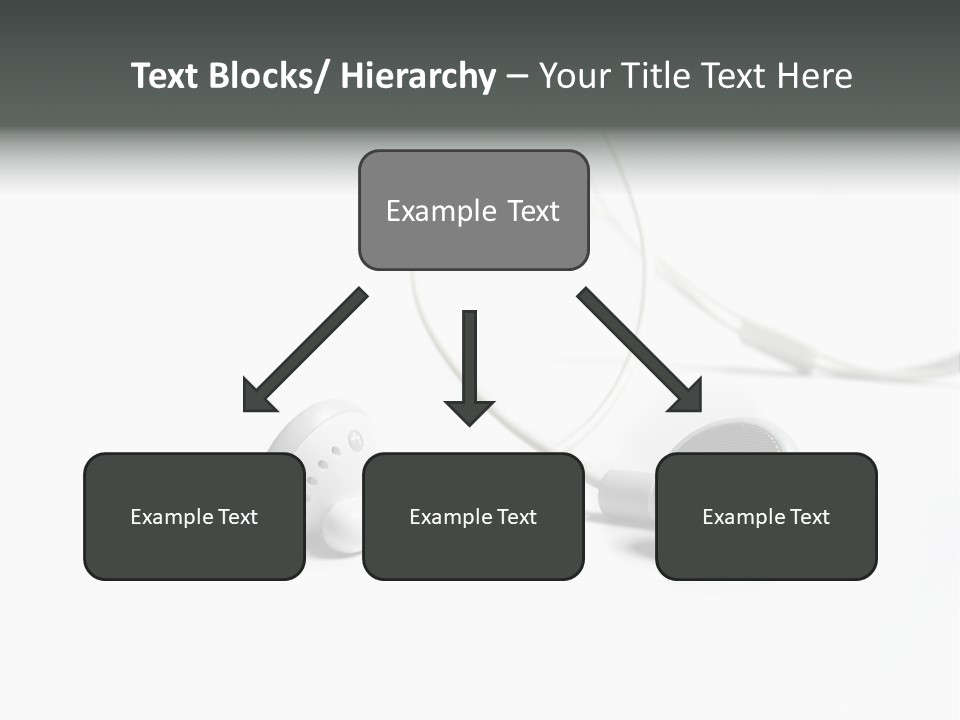 Earphones Loud Music PowerPoint Template