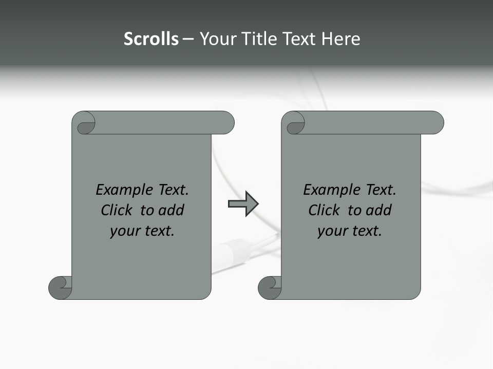 Earphones Loud Music PowerPoint Template