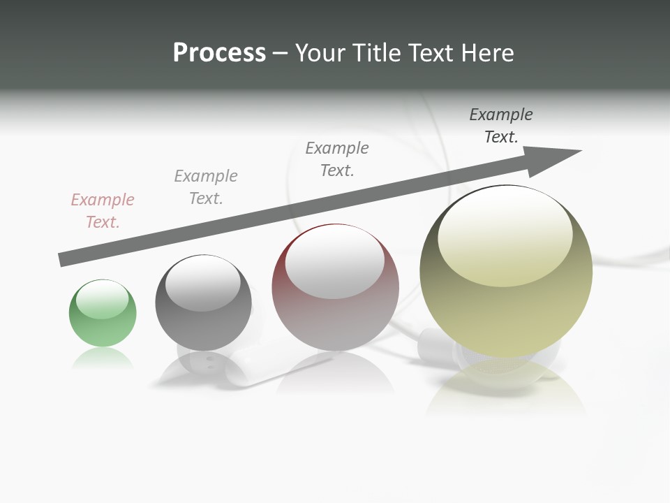 Earphones Loud Music PowerPoint Template