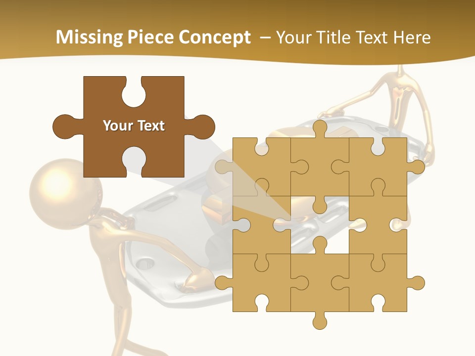 Help White Idea PowerPoint Template