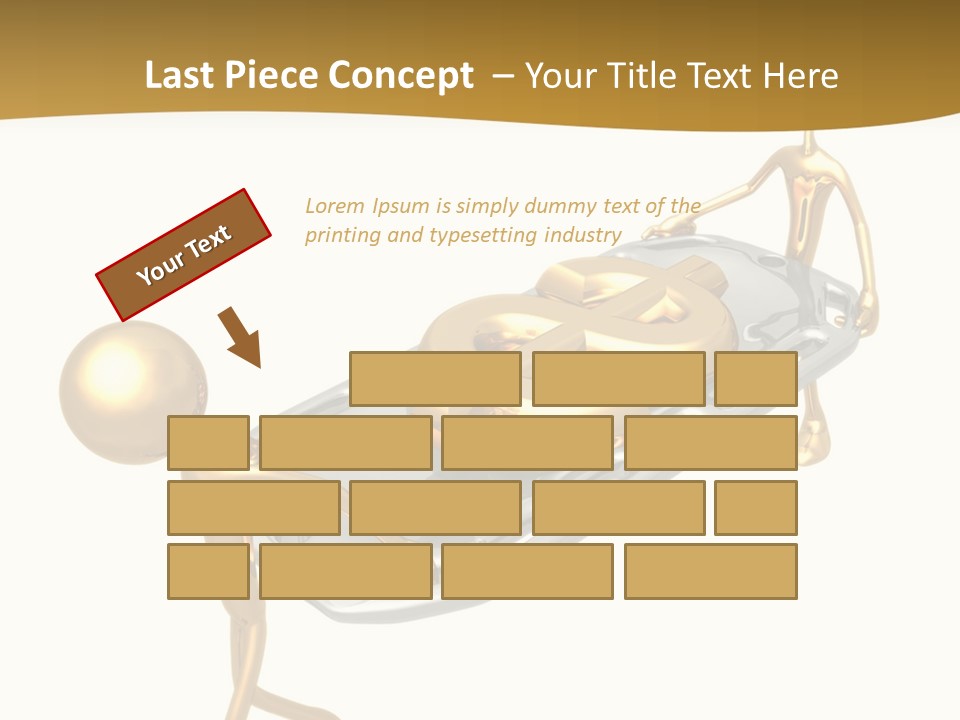 Help White Idea PowerPoint Template