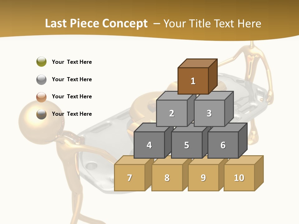 Help White Idea PowerPoint Template