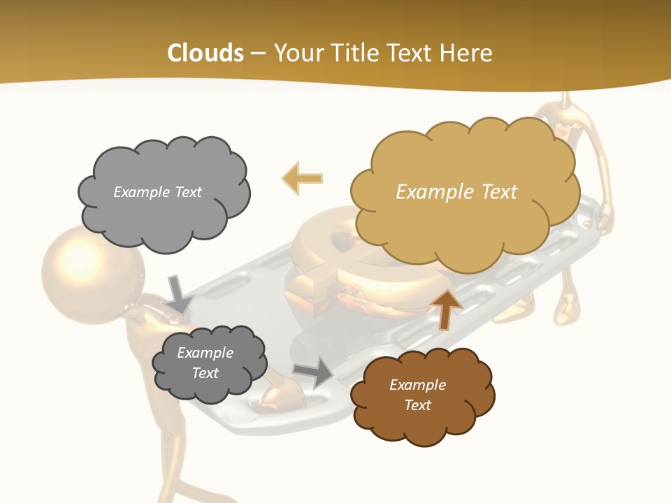 Help White Idea PowerPoint Template