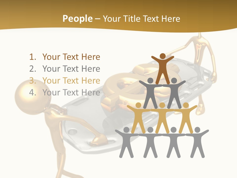 Help White Idea PowerPoint Template