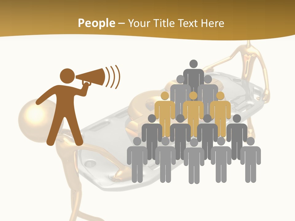 Help White Idea PowerPoint Template