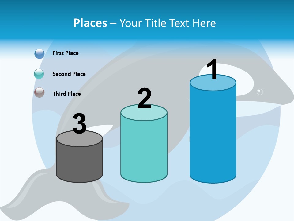 Fin Fish Swimming PowerPoint Template