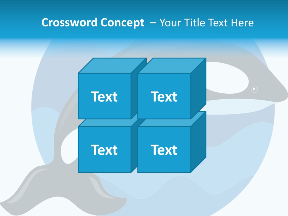 Fin Fish Swimming PowerPoint Template