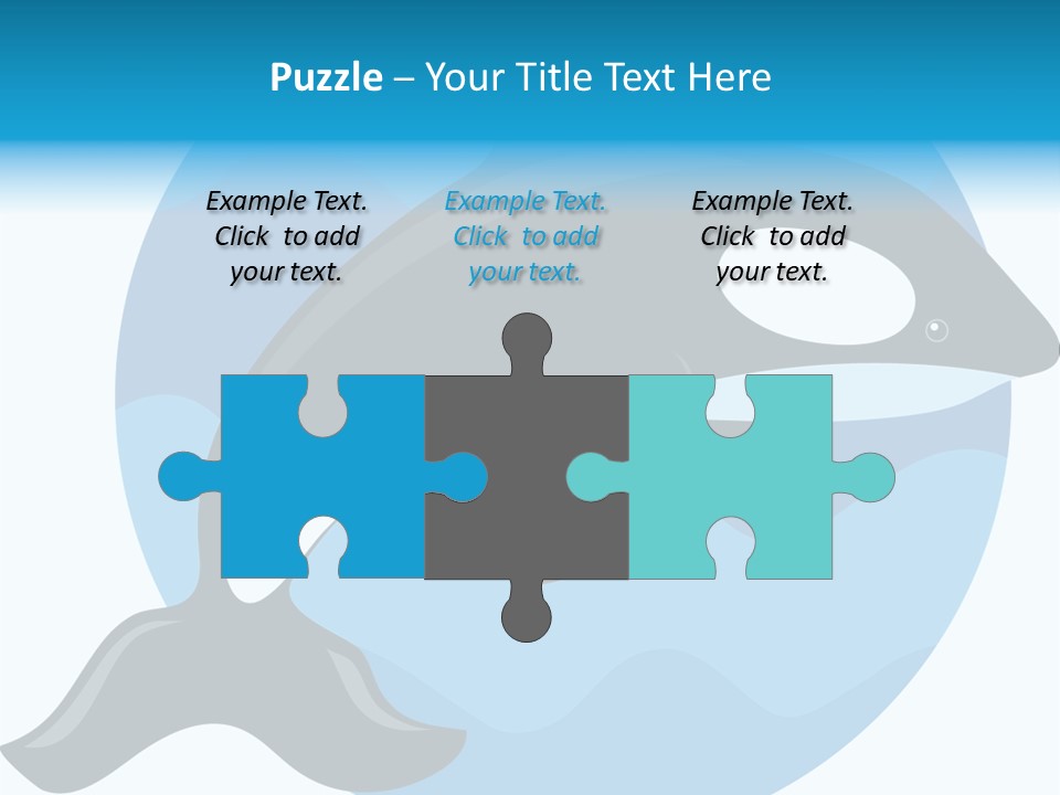 Fin Fish Swimming PowerPoint Template