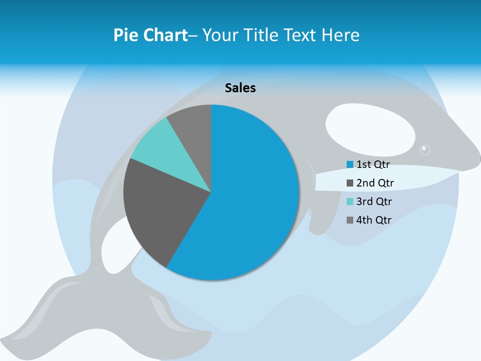 Fin Fish Swimming PowerPoint Template