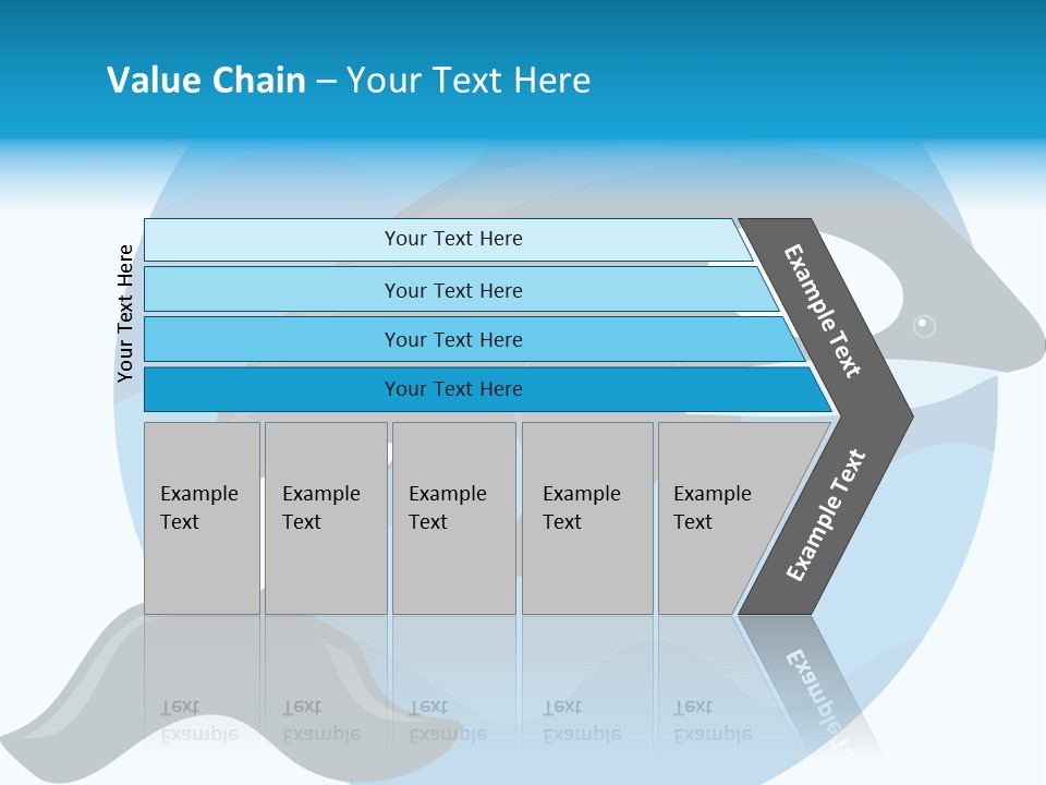 Fin Fish Swimming PowerPoint Template