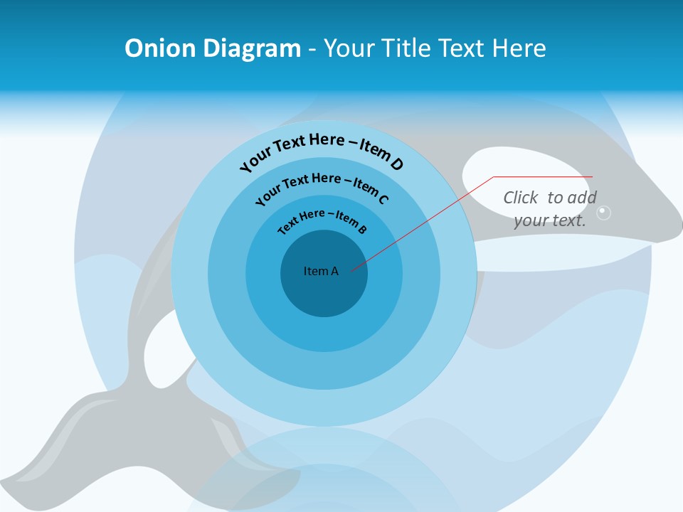 Fin Fish Swimming PowerPoint Template