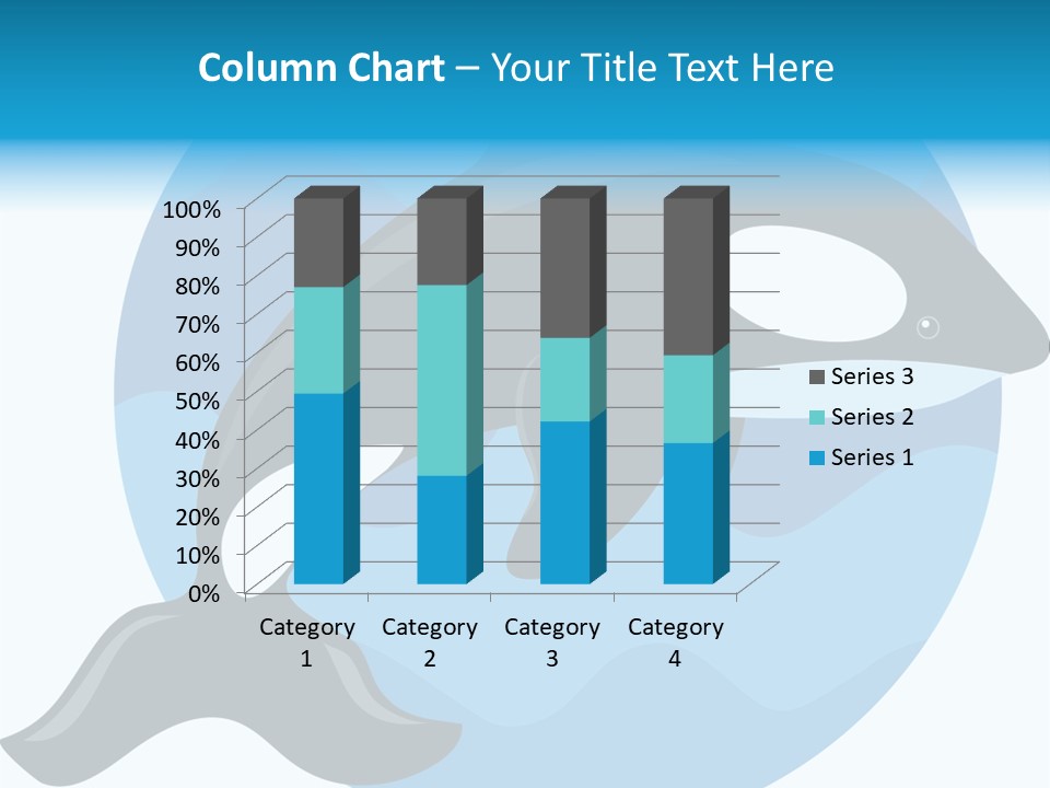 Fin Fish Swimming PowerPoint Template