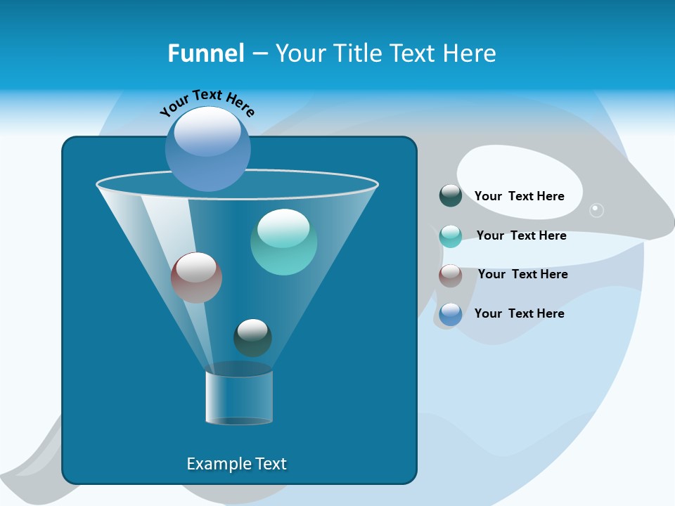 Fin Fish Swimming PowerPoint Template