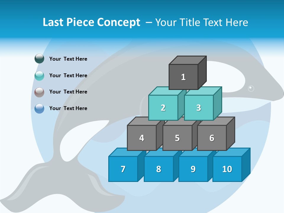 Fin Fish Swimming PowerPoint Template