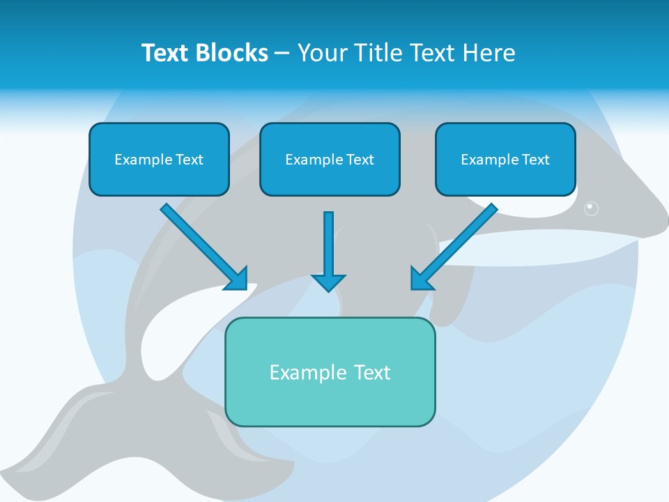 Fin Fish Swimming PowerPoint Template
