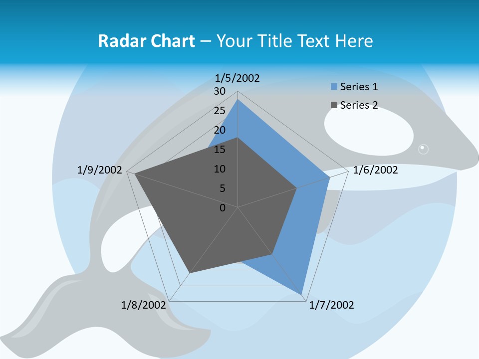 Fin Fish Swimming PowerPoint Template