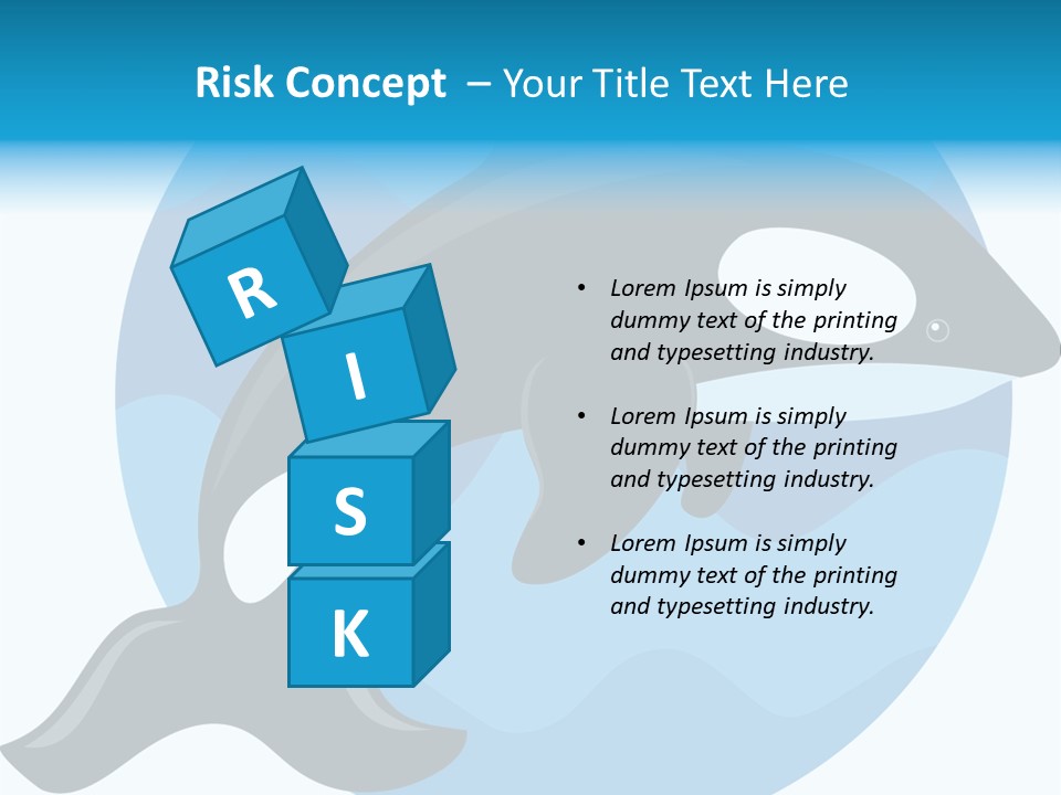 Fin Fish Swimming PowerPoint Template