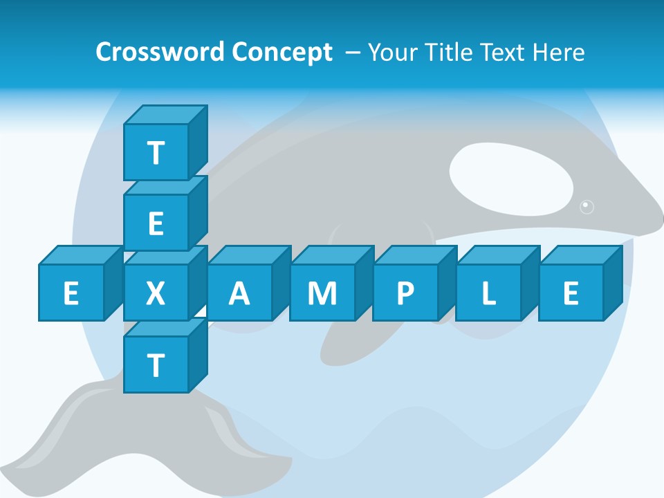 Fin Fish Swimming PowerPoint Template