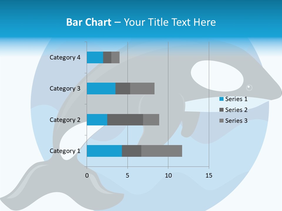 Fin Fish Swimming PowerPoint Template