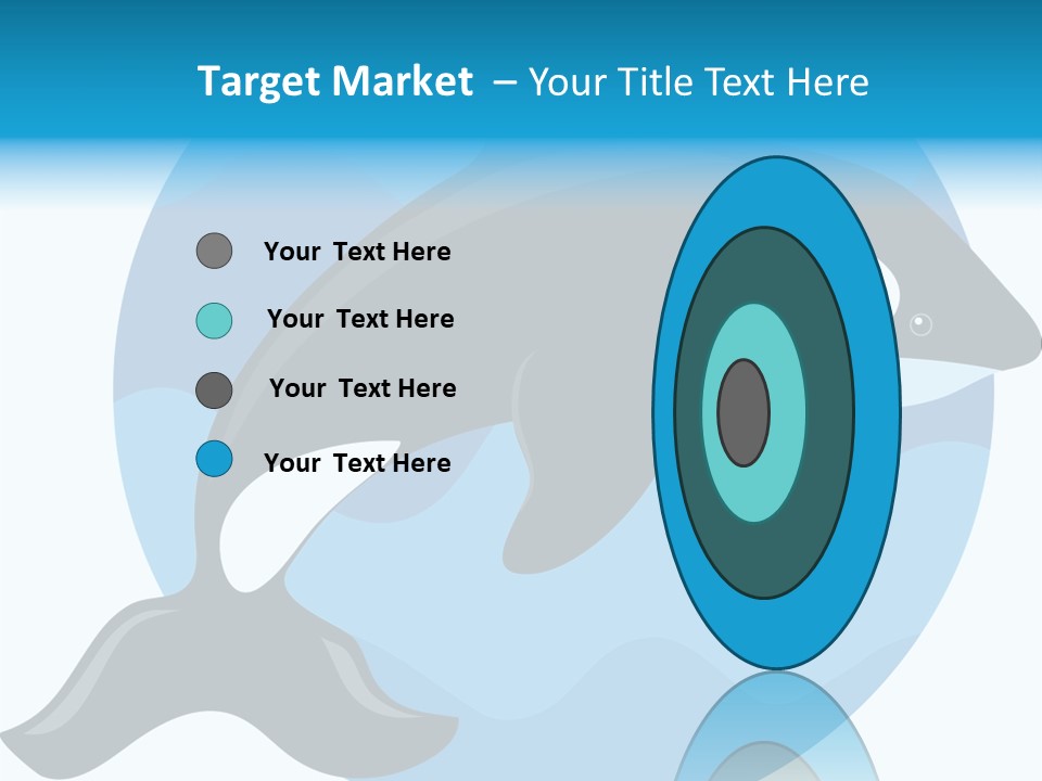 Fin Fish Swimming PowerPoint Template