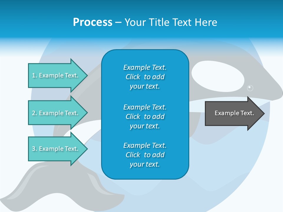 Fin Fish Swimming PowerPoint Template