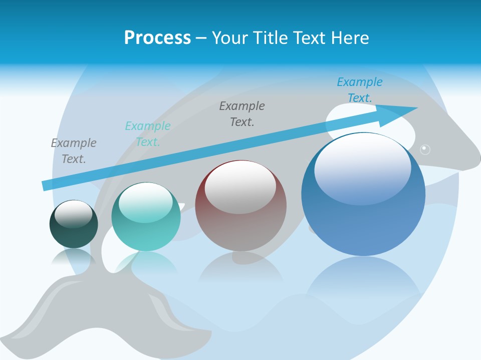 Fin Fish Swimming PowerPoint Template