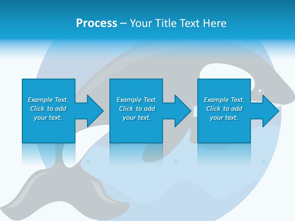 Fin Fish Swimming PowerPoint Template