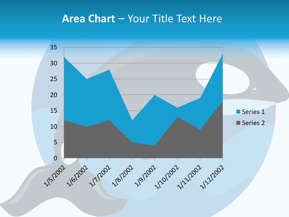 Fin Fish Swimming PowerPoint Template