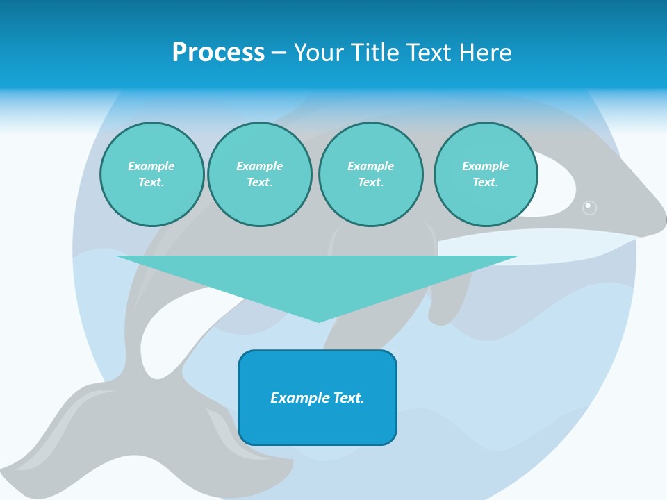 Fin Fish Swimming PowerPoint Template