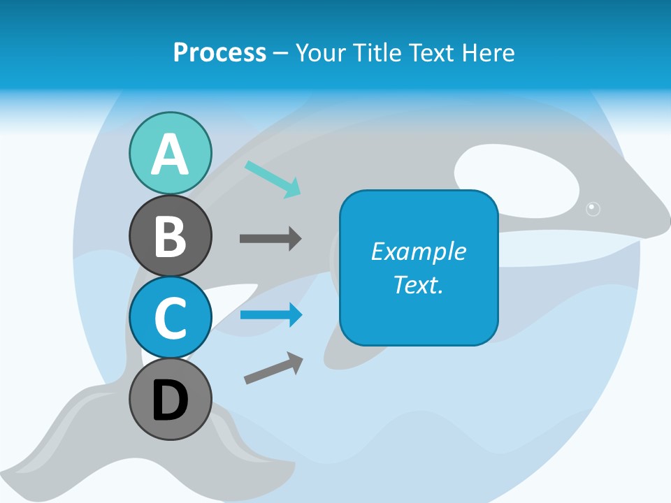 Fin Fish Swimming PowerPoint Template