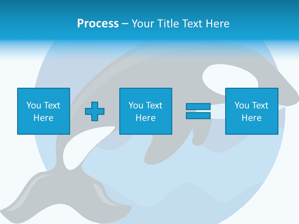 Fin Fish Swimming PowerPoint Template