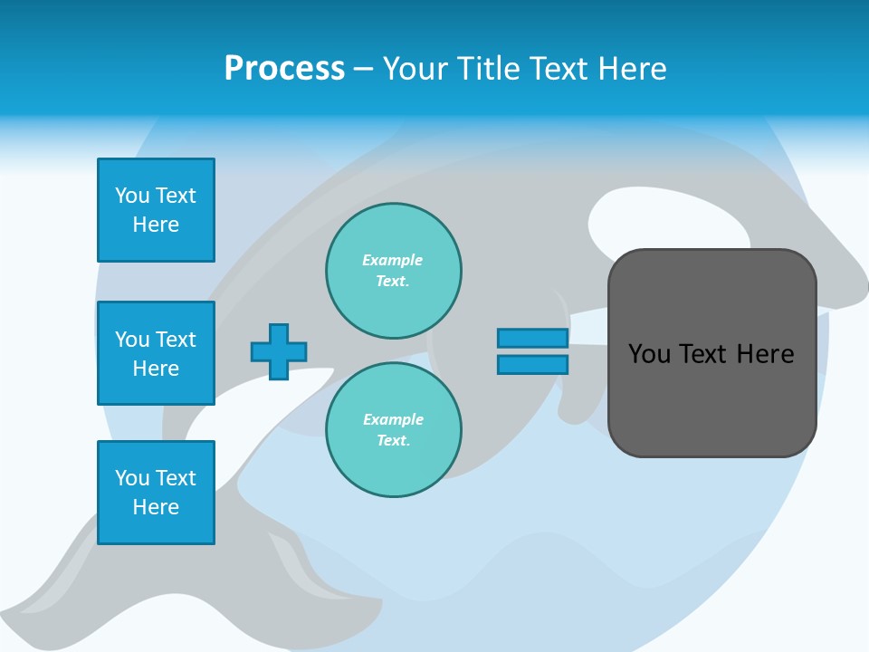 Fin Fish Swimming PowerPoint Template