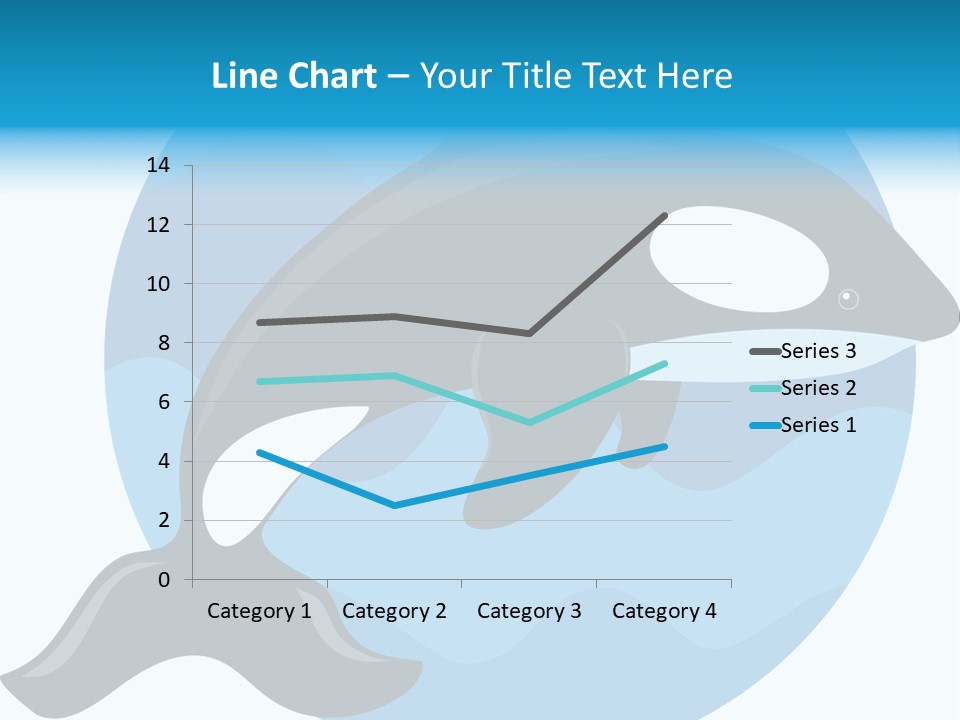Fin Fish Swimming PowerPoint Template