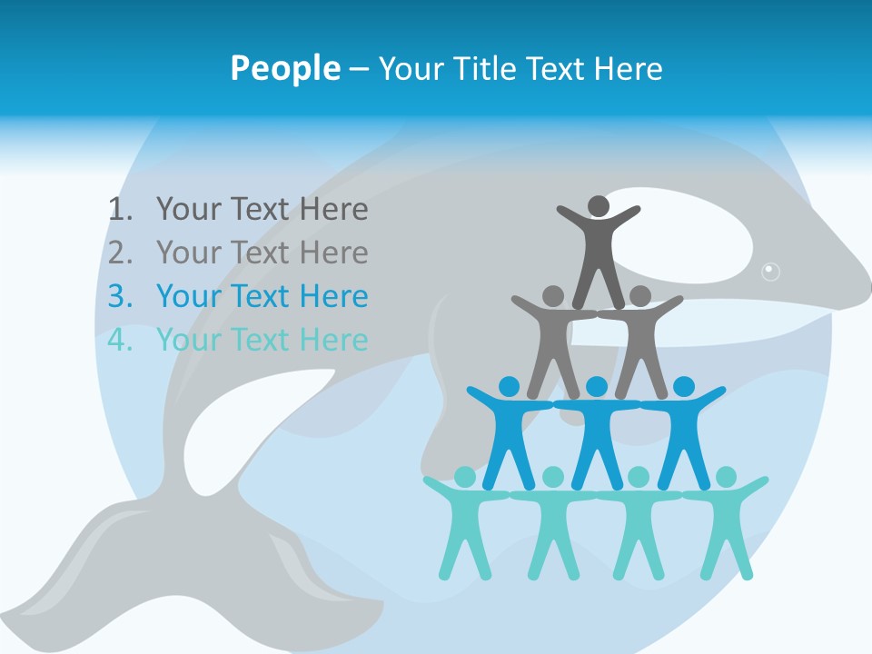 Fin Fish Swimming PowerPoint Template