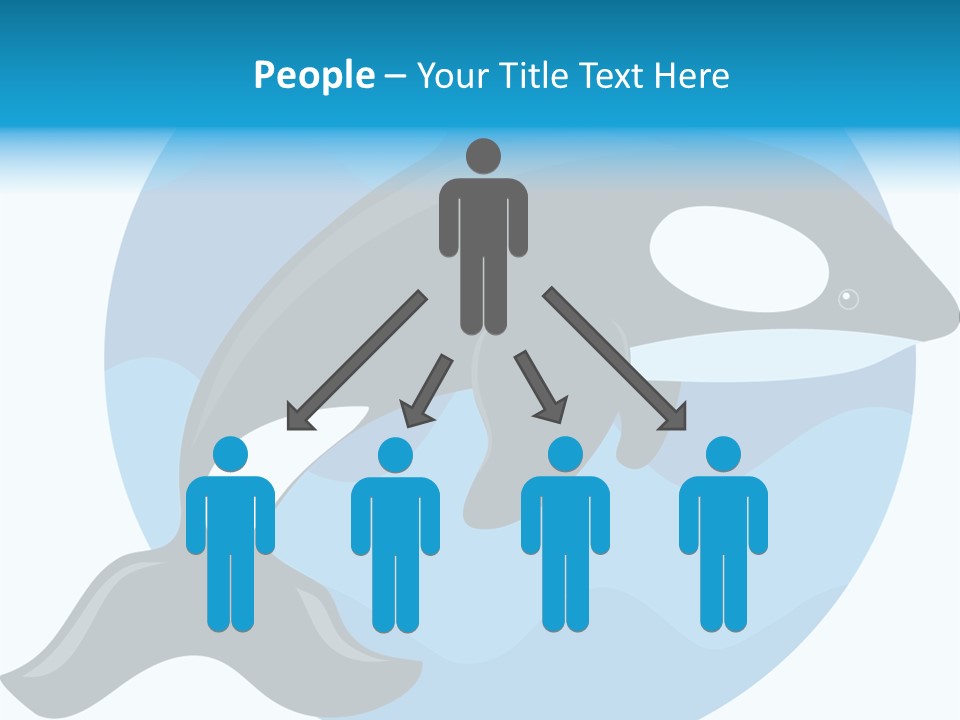 Fin Fish Swimming PowerPoint Template