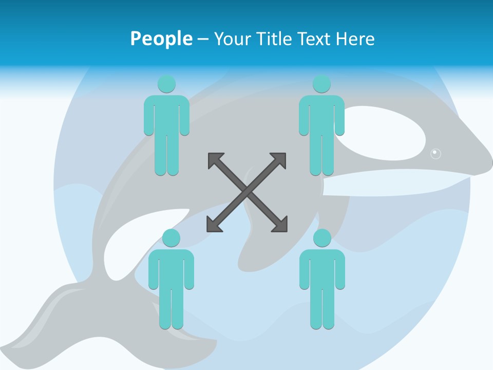 Fin Fish Swimming PowerPoint Template