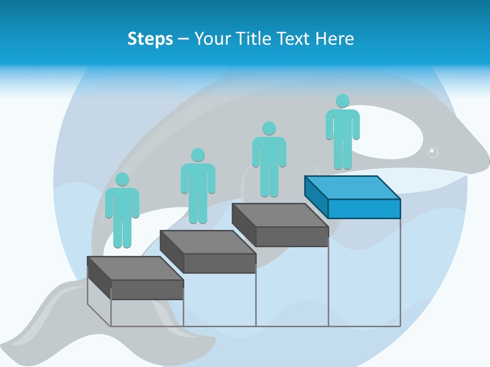 Fin Fish Swimming PowerPoint Template