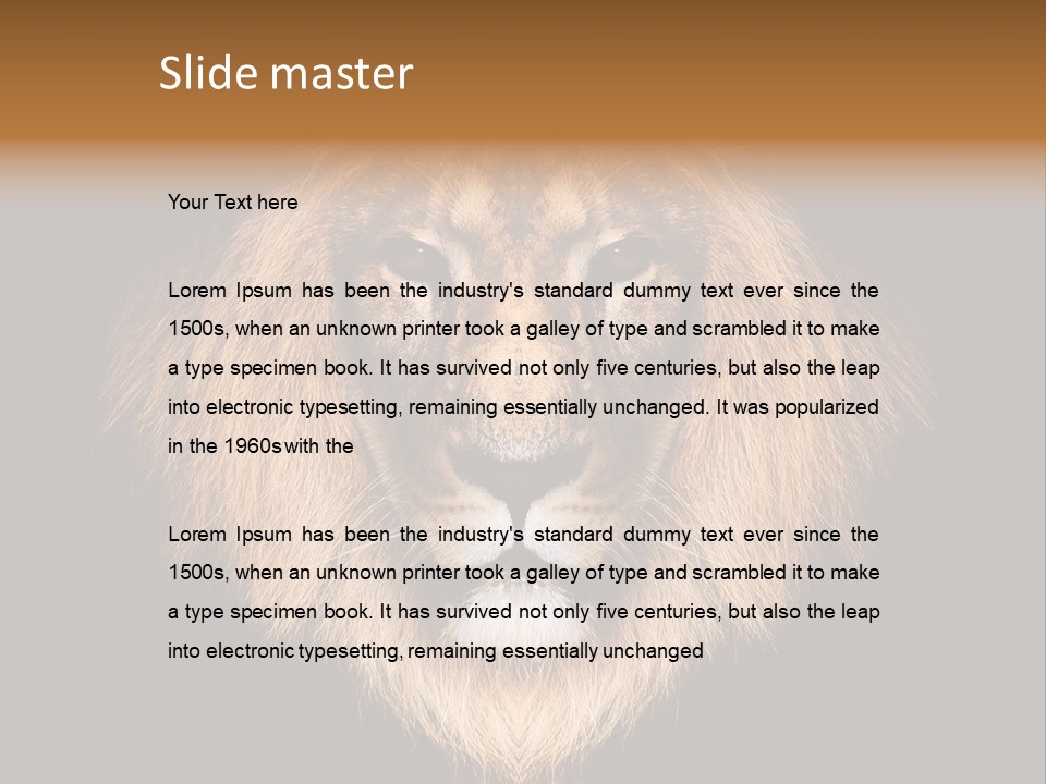 Leo Savage Warm PowerPoint Template