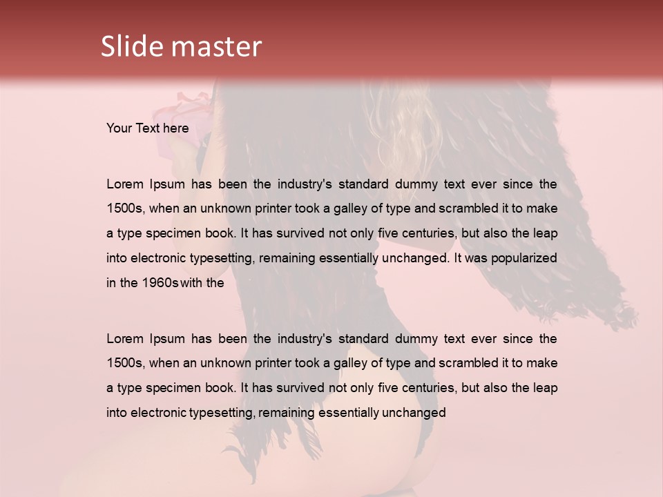 Box Year Love PowerPoint Template