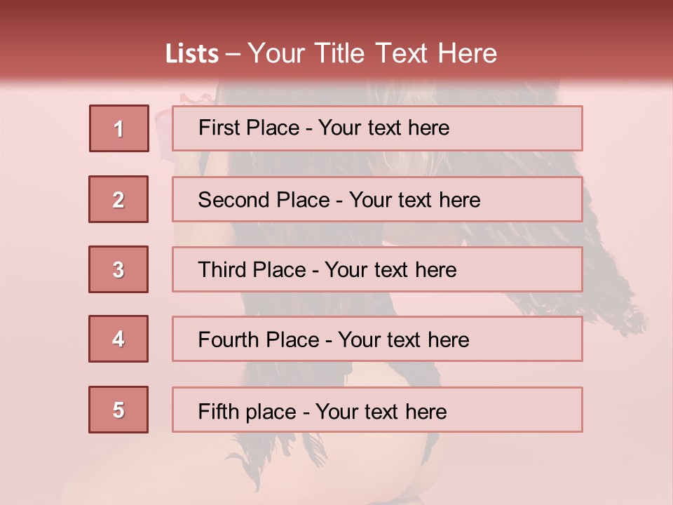 Box Year Love PowerPoint Template